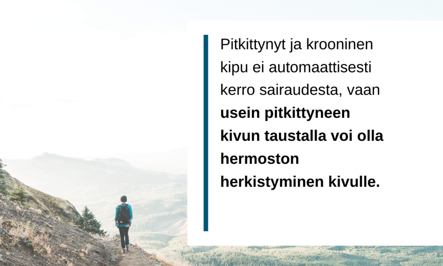 Kipumyytti #4: Pitkittynyt kipu kertoo sairaudesta